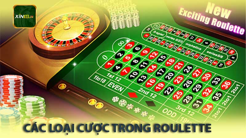 Các Loại Cược Trong Roulette