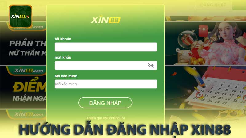 hướng dẫn đăng nhập xin88